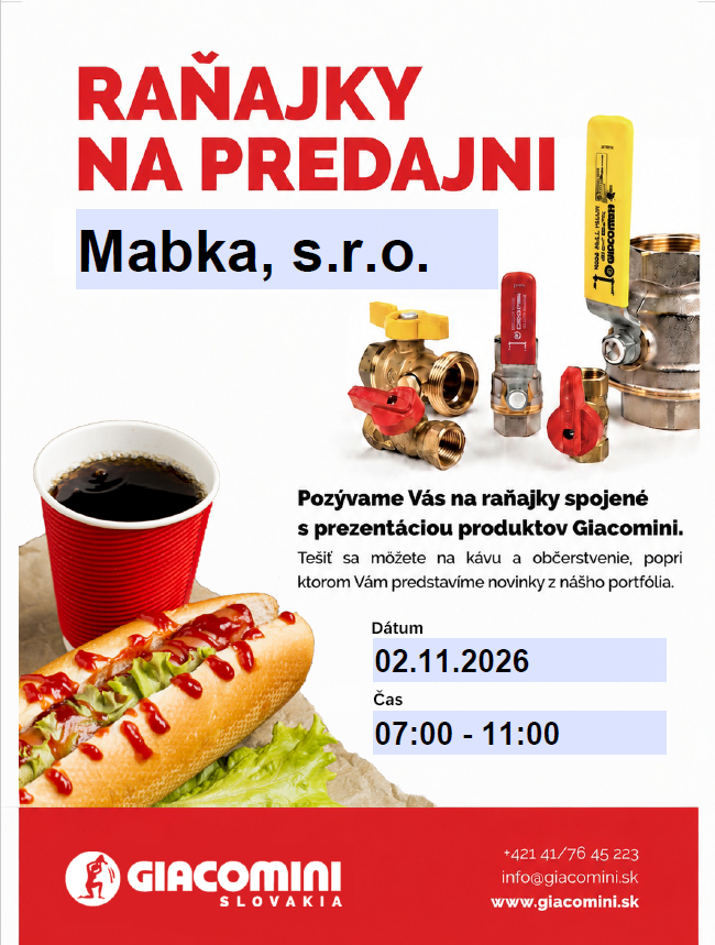Raňajky v Mabke 2. 11. 2026